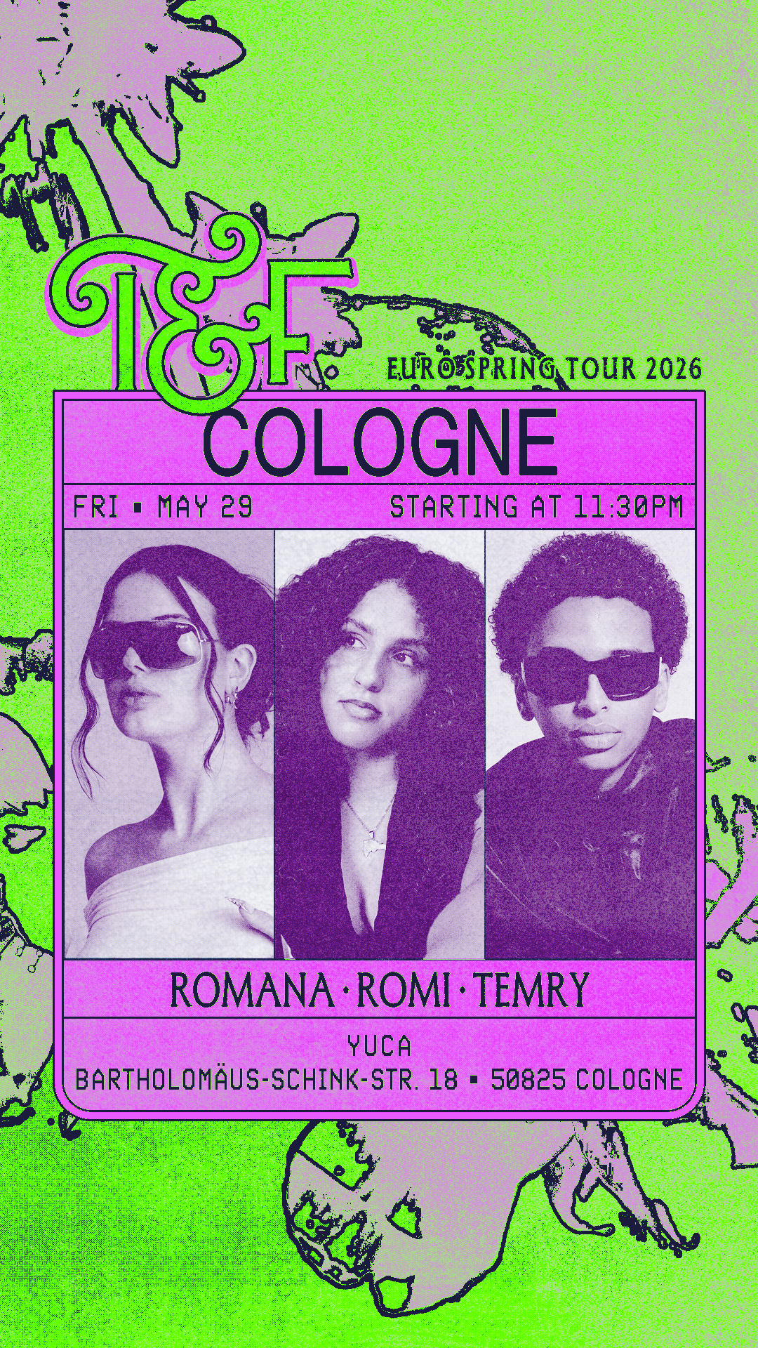Cologne, DE flyer